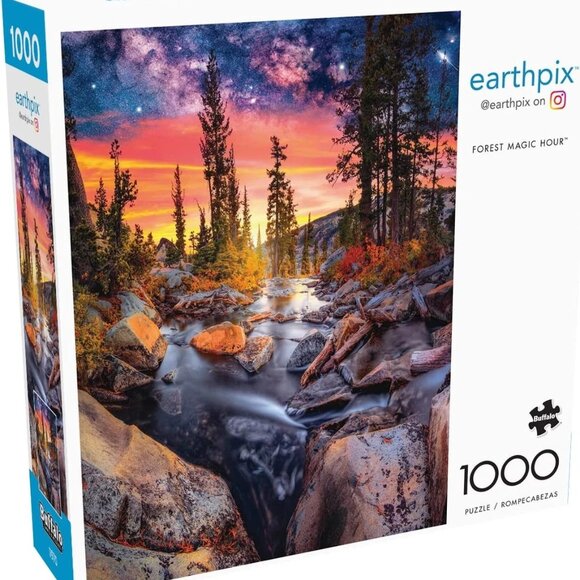 Buffalo Games 11970 - Forest Magic Hour - 1000 Piece Jigsaw Puzzle Earthpix NEW - Picture 1 of 5